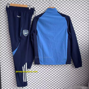 Arsenal Blue Full Zipper Windbreaker + Long Pants