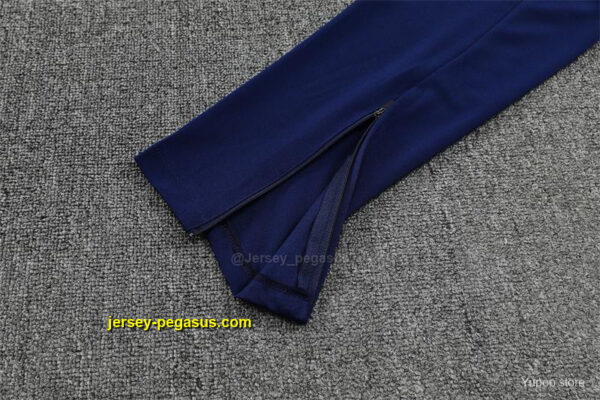 Manchester City Light Blue Camouflage Half Zipper Jacket+Long Pants