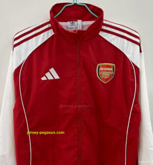 Arsenal RedWhite Windbreaker