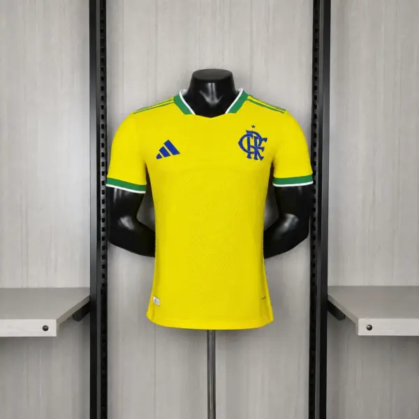 2026-27Player Version Flamengo World Cup Edition Yellow Jersey