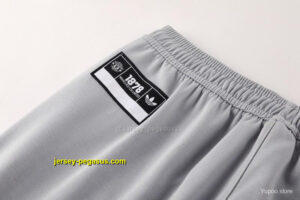 Manchester United Hooide Grey Full Zipper Jacket + Long Pants