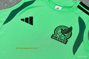 Mexico Green Sleeveless Training Vest + Black Shorts Set