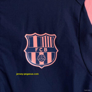 Barcelona NavyPink Full Zipper Windbreaker + Long Pants
