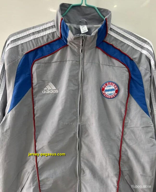 Bayern Munich Grey Windbreaker Windbreaker