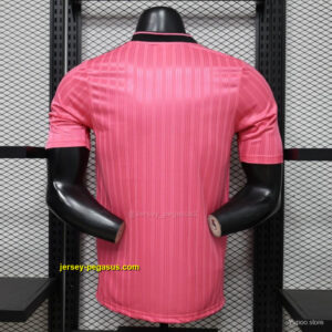 Player Version 2026 Adidas Originals Pink Stripe Retro Football Jersey