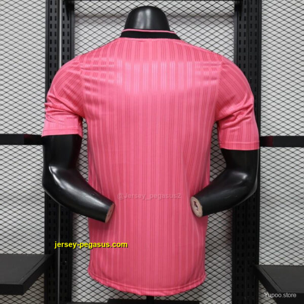 Player Version 2026 Adidas Originals Pink Stripe Retro Football Jersey