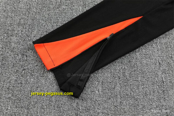 Player Version Brazil Black Half Zipper Jacket+Long Pants