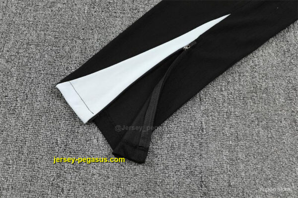 Player Version Chelsea Black T90 Half Zipper Jacket+Long Pants