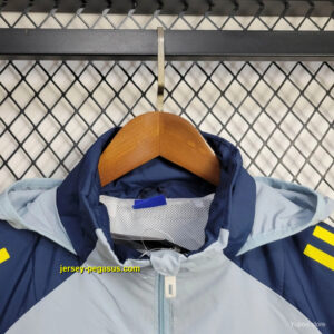 Boca Juniors Jacket Light Blue Windbreaker