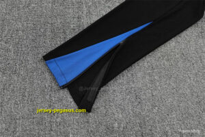 Player Version PSG Black T90 Half Zipper Jacket+Long Pants