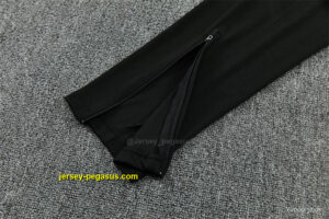 Player Version Paris Black Half Zipper Jacket+Long Pants