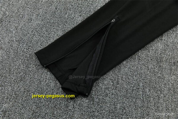 Player Version Paris Black Half Zipper Jacket+Long Pants
