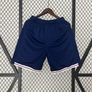 2024 England Home Shorts UEFA Euro Trousers Football Replicas