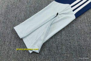 Real Madrid Away Navy Blue Half Zipper Jacket Tracksuit + Long Pants