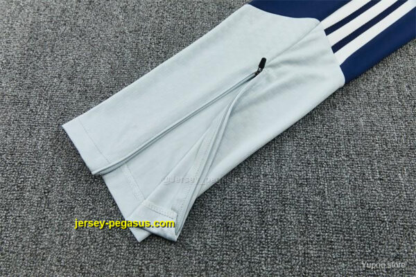 Real Madrid Away Navy Blue Half Zipper Jacket Tracksuit + Long Pants