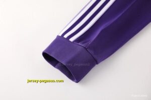 Real Madrid Purple Full Zipper Jacket +Long Pants