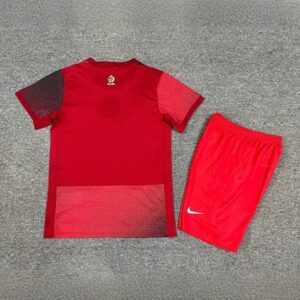 2024 Poland Away Kid Kits UEFA Euro Children Sets Soccer Jerseys