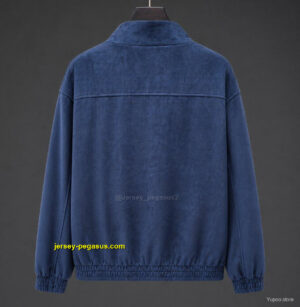 Retro Real Madrid Navy Blue Chinese Button Jacket