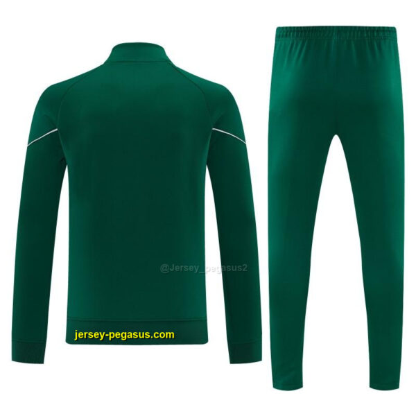 Senegal Green Full Zipper Jacket Tracksuit + Long Pants