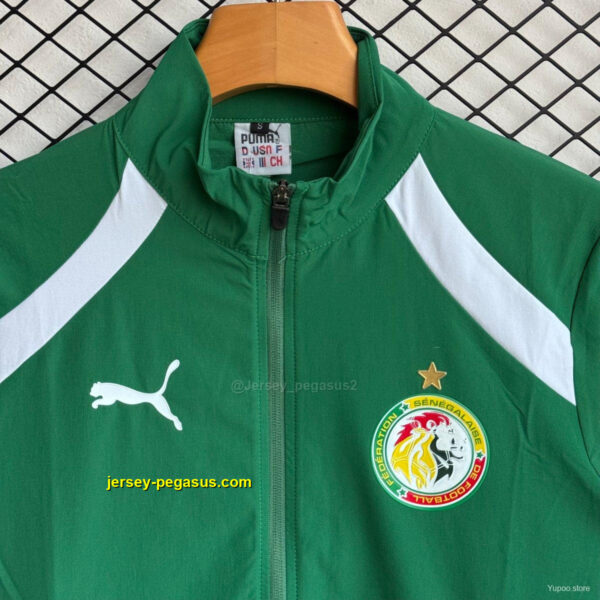 Senegal National Team Green Full zipper Jacket Tracksuit+ long pants