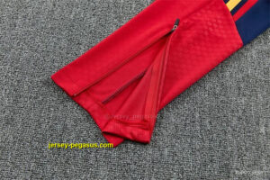 Spain Away White Half Zipper Jacket Tracksuit + Long Pants