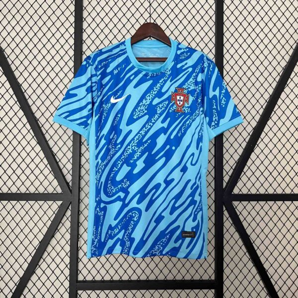 2024 Portugal Blue Goalkeeper Kit Sport