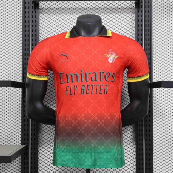 AC Milan x Offwhite GoalKeeper Kit Player Version Shirt