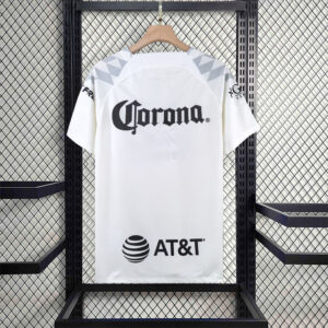 America Goalkeeper White Kit Soccer Uniform
