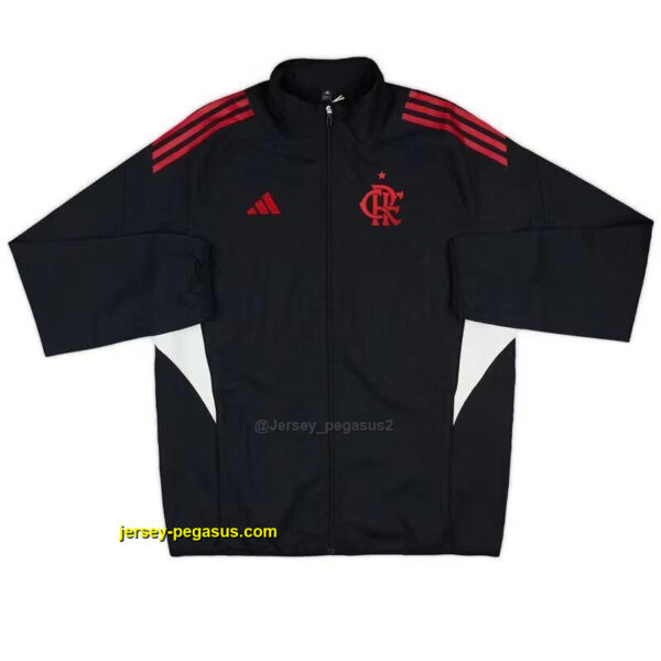 Flamengo BLACK Full Zipper Windbreaker