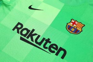 Barcelona green goalkeeper
