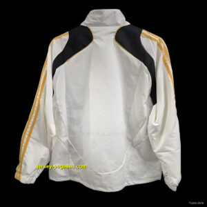 Germany White with Black Full Zipper Windbreaker