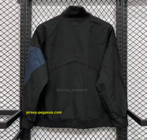 Inter Milan Black Full Zipper Windbreaker