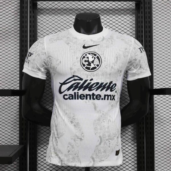 Club America Goalkeeper White Kit Player Version Shirt