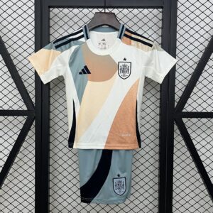 2025 Spain Euro Away Kid Kits Youth Apparels