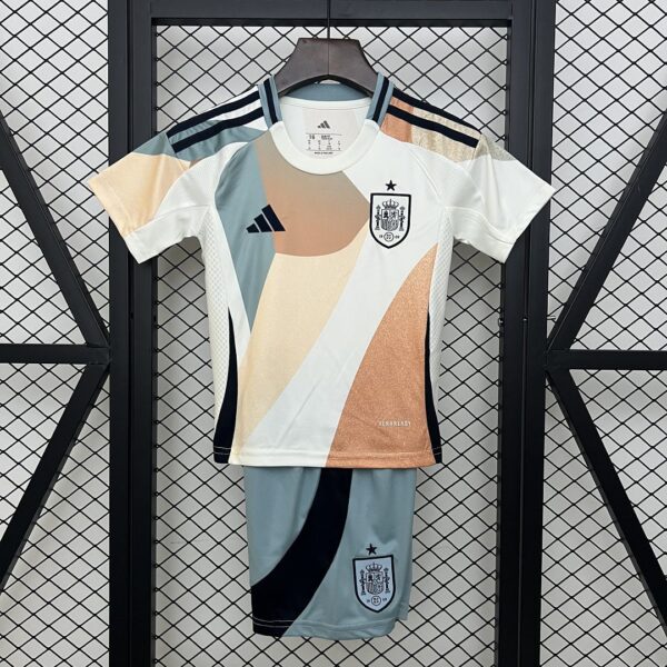 2025 Spain Euro Away Kid Kits Youth Apparels