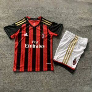AC Milan Home Retro Kid Kits Vintage Youth Apparels