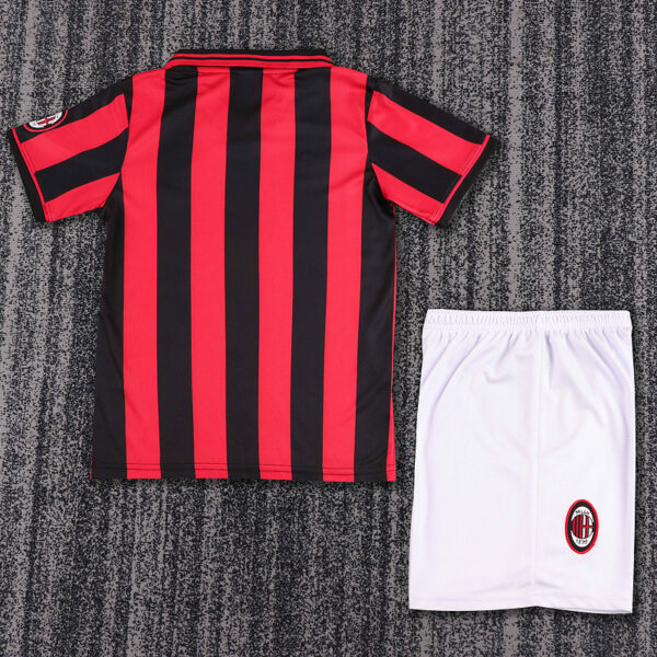 AC Milan Home Retro Kid Kits Youth Apparels