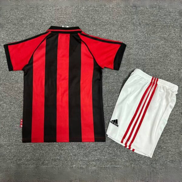 AC Milan Home Retro Kid Kits Youth Apparels Sport