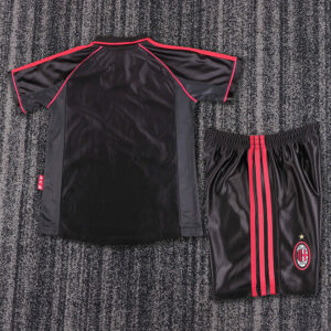 AC Milan Third Retro Kid Kits Youth Apparels