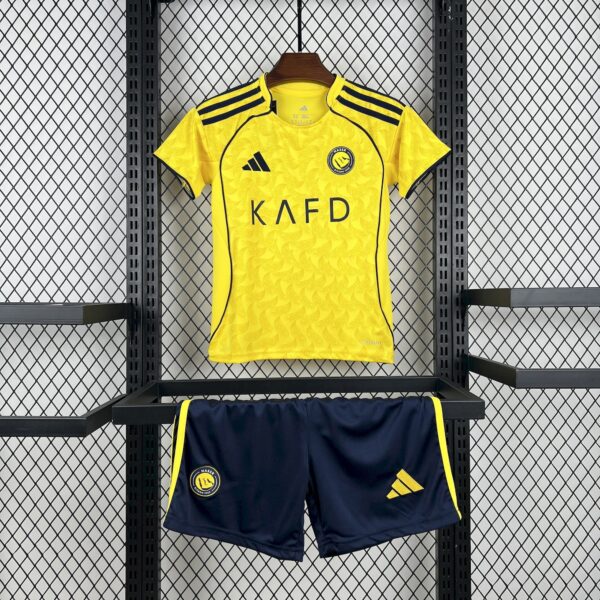 Al-Nassr FC Home Kid Kits Youth Apparels