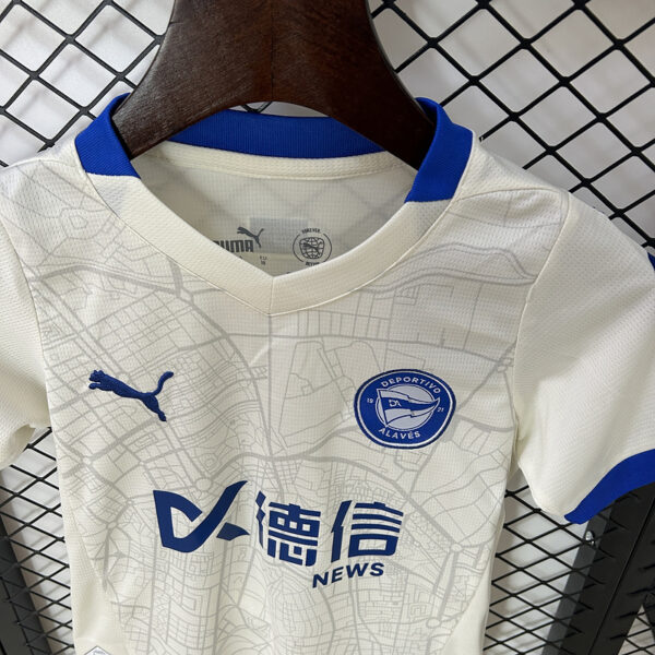 Alaves Away Kid Kits Youth Apparels Soccer