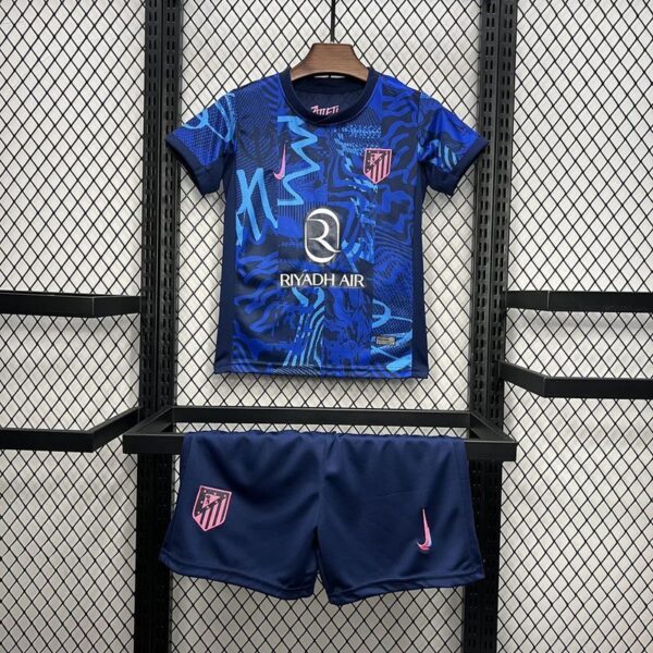 Atletico Madrid Third Kid Kit Youth Apparels