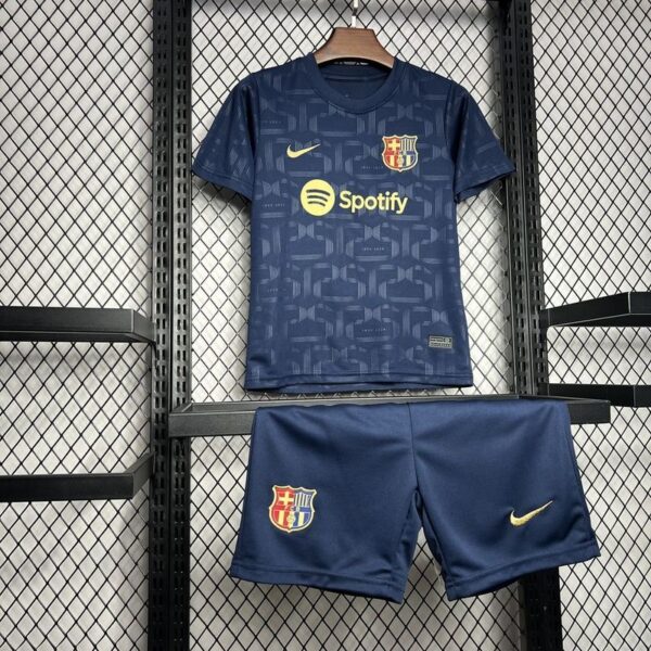 Barcelona 125th Anniversary Edition Kid Kits Youth Apparels Football