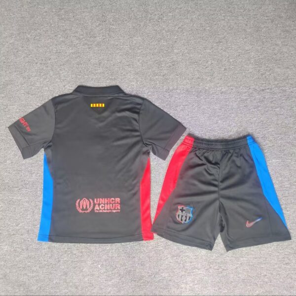 Barcelona Away ColdPlay Edition Kids Kits Youth Apparels
