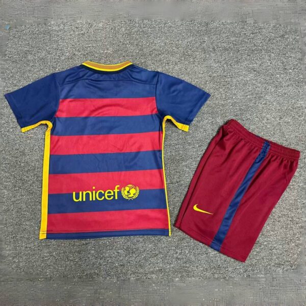Barcelona Home Retro Kid Kits Youth Apparels Sport