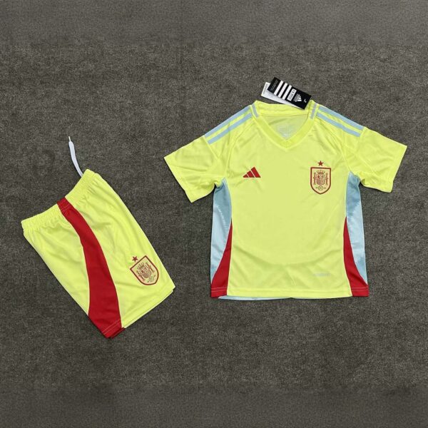 2024 Spain Away Kids Soccer Jerseys