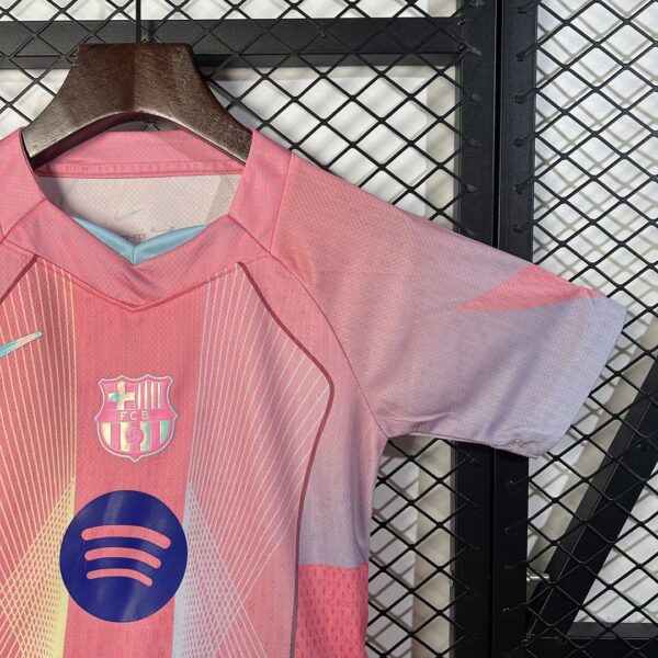 Barcelona Pink Special Edition Kid Kits Youth Apparels