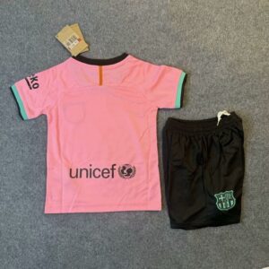 Barcelona Third Retro Kid Kits Youth Apparels Soccer