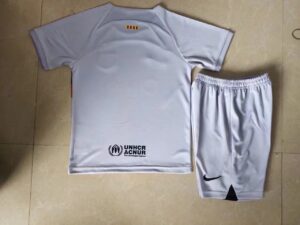 Barcelona third away kids kit