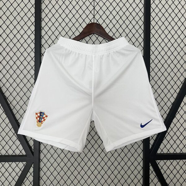 2024 Croatia Home Shorts UEFA Euro Trousers Football Replicas